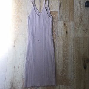 Reformation ribbed tank dress